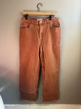 Everlane Way High Jean in rust color - size 31